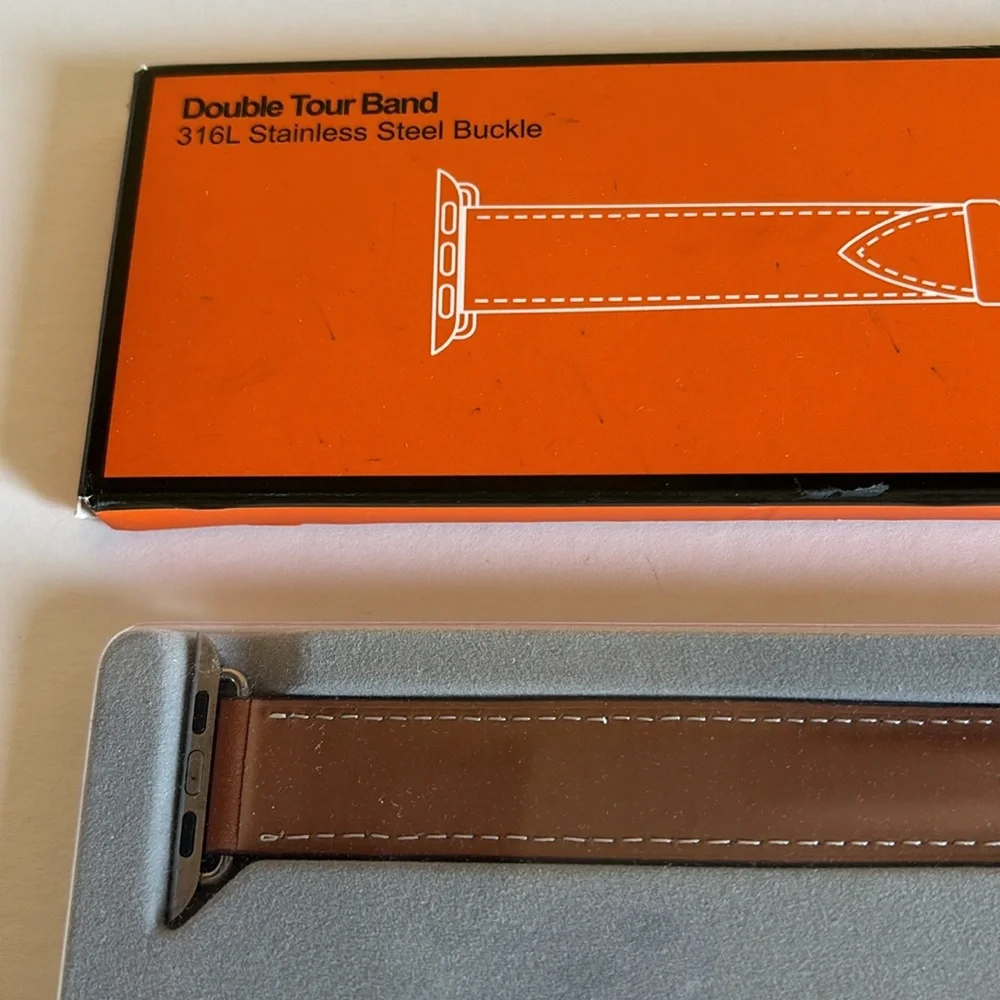 Double tour band for 42mm smartwatch
